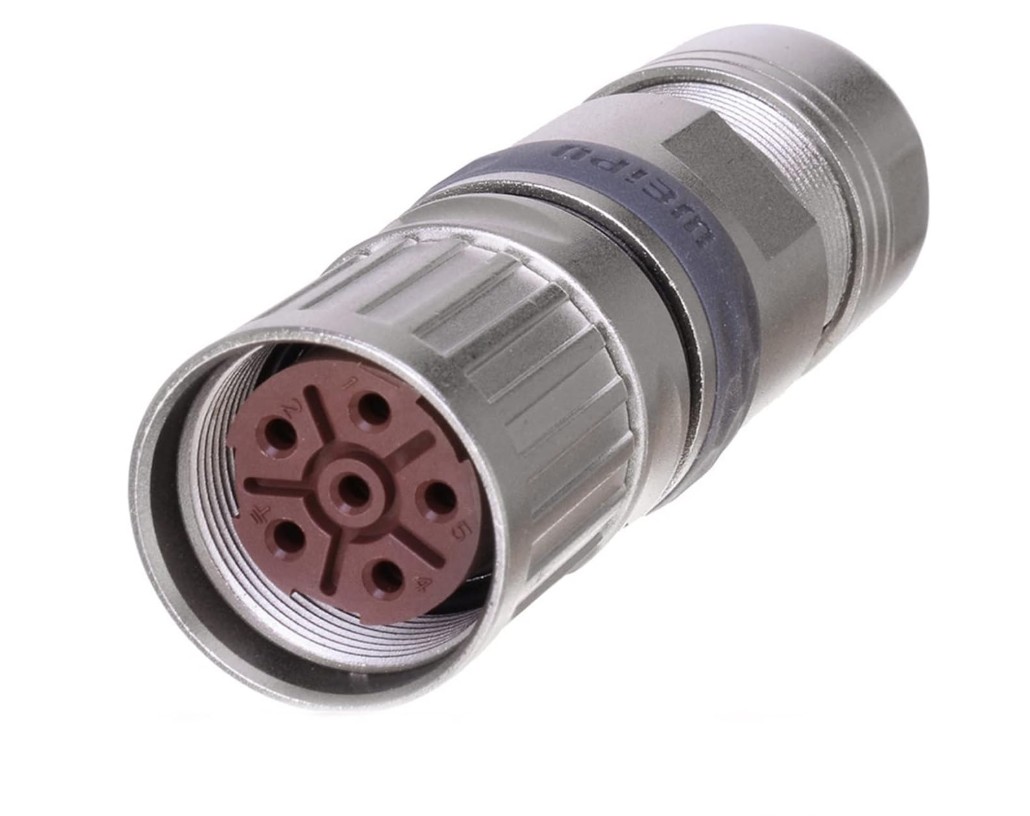 CONECTOR M23 923 6 pines hembra para cable volante de Servo motor 